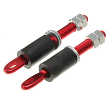 2x Racing Car Flush Mount Hood Latch Steel Pin Lock Kit Clip Carbon Fiber w/ Key