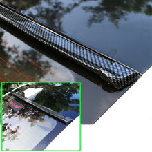 Universal Carbon Fiber Spoiler Wing Rear Sunroof Window Tail Lip Trim Sticker