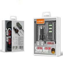 Universal 4 Port USB Charger QC3.0 Phone Fast Charger 12-24V 3400mA Quick Charge