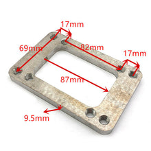 8 Holes Turbo Manifold Flange Stainless Steel adapter T6 to T4 Undivided Exhaust