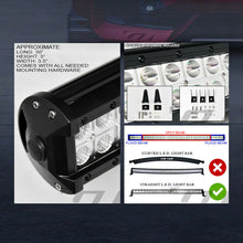 31.5" 180W CREE Spot Flood Beam LED Light Bar Bull Guard Roof Bumper Mount G13M