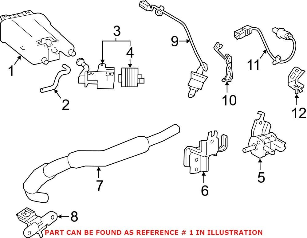 Genuine OEM Vapor Canister for Toyota 7774006230