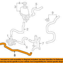 G922H-47010 Toyota Hose, hybrid radiator inlet G922H47010