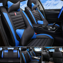 PU Leather Car Seat Covers 5-Sit Cushion Protector Universal Interior Accessoris