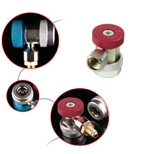 1 SET Auto H/L-R-134A Quick Coupler Connect Adapter Type AC Manifold Gauge