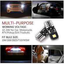 10*T10 194 168 W5W 2835-SMD LED Car Side Wedge HID Light White Canbus Error Lamp