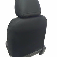 2 Black PU Leather Front Car Seat Covers to Rouge 853 Black
