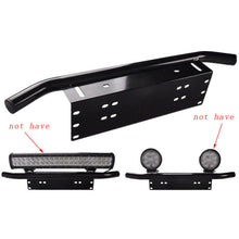 1x Black Offroad SUV Car Front Bumper Light Bar Mount Bracket Holder Accessories