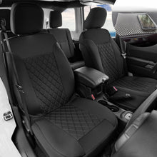 Front Bucket Seat Covers Neosupreme Auto Car SUV Black w/ Free Gift