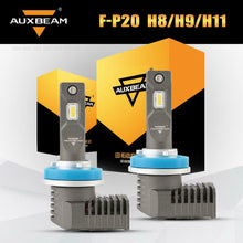 AUXBEAM H11 H8 H9 LED Headlight Kit Bulbs 6500K 50W 5000LM Super Bright F-P20