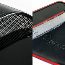 Black Painted ABS Plastic Racing Air Flow Vent Turbo Hood Scoop Universal 1