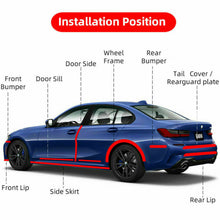 Car Door Sill Plate Threshold Matt Carbon Fiber Texture Vinyl Wrap Sticker Black
