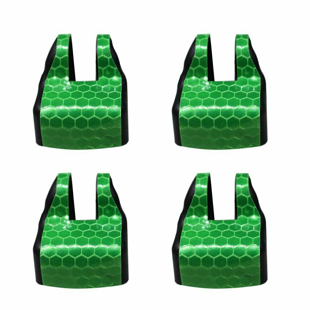 Door Check Arm Protection Limiting Stopper Case Cover Green 4Pcs For Toyota