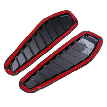 2x Car Decorative Air Flow Intake Scoop Turbo Bonnet Vent Cover Hood Fender