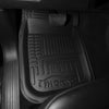 All Weather Floor Mats TPO Plastic Waterproof 3D Semi-Universal Mat Black