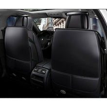 3D PU Leather Car SUV Seat Cover 5-Seats Front+Rear Cushion Black Universal Fit