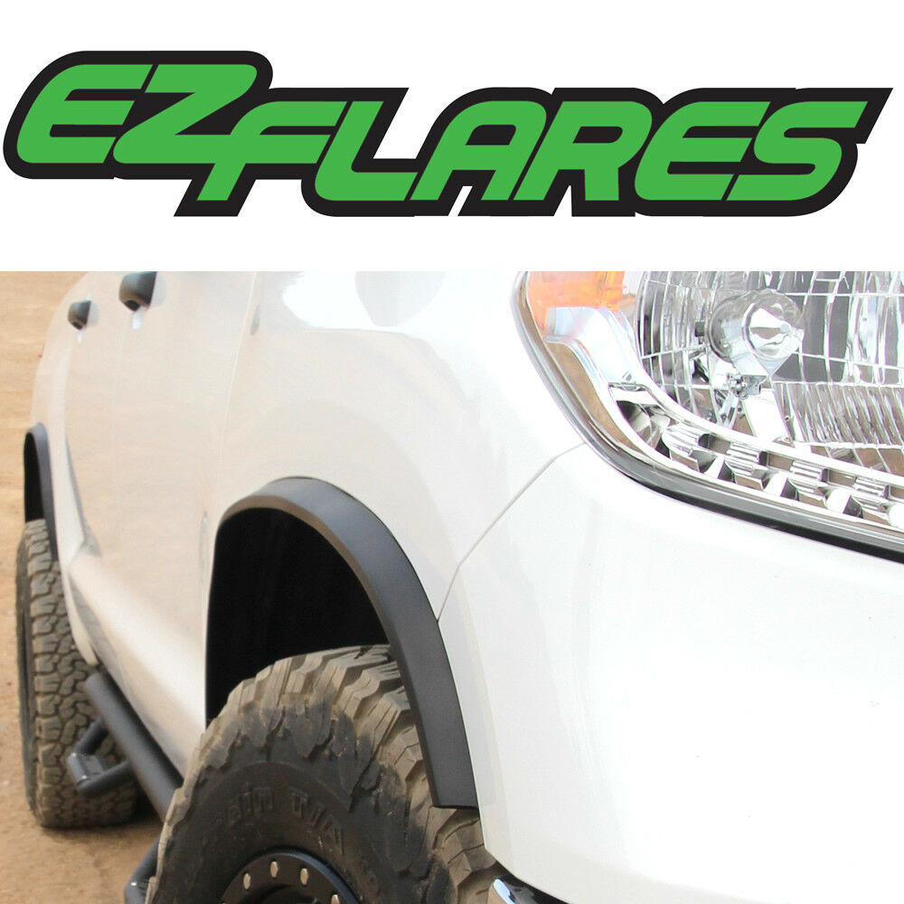 EZ Flares Universal Flexible Rubber Fender Flares Easy Peel & Stick for TOYOTA