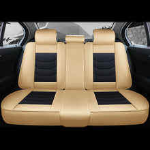 Comfortable 6D PU Leather Car Seat Covers Universal 5-Sit Cushions w/Pillows US