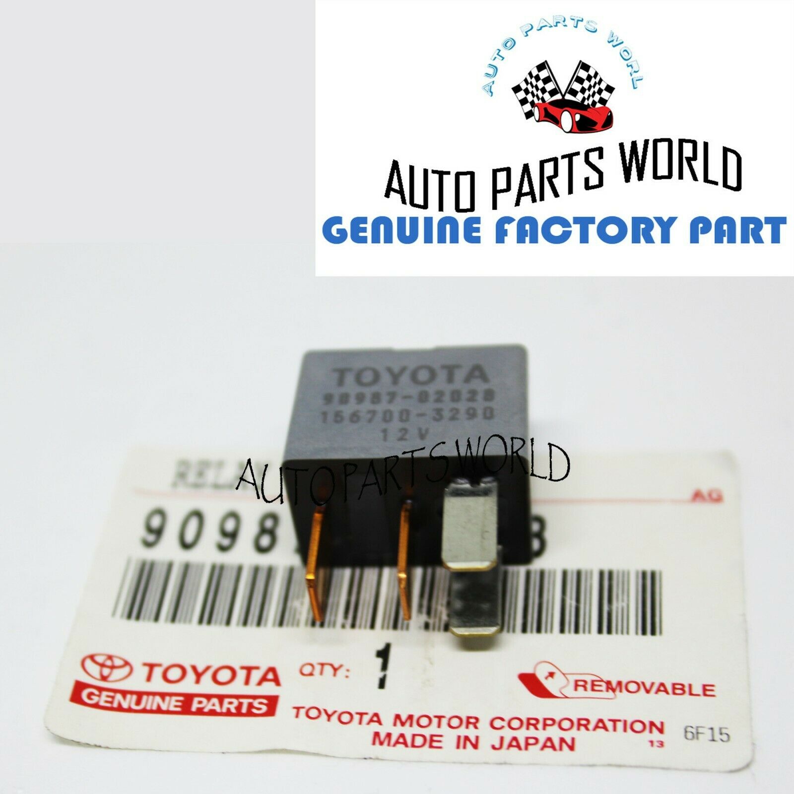 GENUINE OEM TOYOTA 4RUNNER RAV4 LEXUS GX460 AC FAN /COOLER RELAY 90987-02028