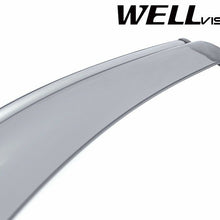WellVisors For 14-UP Nissan Rouge CHROME TRIM Side Window Visors Rain Deflectors