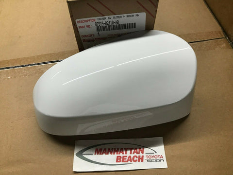14-19 TOYOTA COROLLA RIGHT PASSENGER MIRROR COVER 87915-02410-A0 WHITE GENUINE