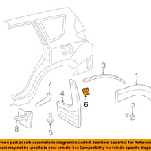 TOYOTA OEM 96-18 RAV4 Rear Bumper-Side Seal Nut 9018305040