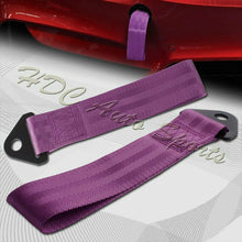 1 x Universal Purple Heavy Duty Car Racing Towing Hook Strap Bumper Front & Rear