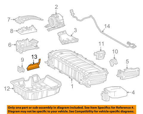 74482-47010 Toyota Clamp, battery, no.2 7448247010