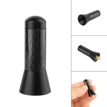 1.4" 3.5cm Carbon Fiber Screw Aluminum Car Short Stubby Mast Antenna Accessories