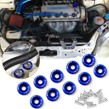 10pcs JDM Billet Aluminum Fender Bumper Washer Engine Bay Bolt Kits Multi-Colors