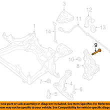 NISSAN OEM 11-17 Quest Front Suspension-Knuckle Mount Bolt 40178JA000