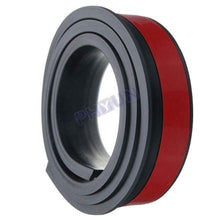 2pcs 1.5M Car Wheel Fender Flare Protector 4.5cm Width Rubber Guard Stripe Black