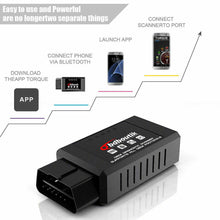 NEW TOYOTA ELM327 Bluetooth OBD2 Code Reader Scanner Engine Diagnostic Scan Tool