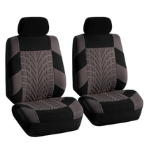 Car Seat Covers For Sedan SUV Truck Set Zipper Split Bench Gray Black