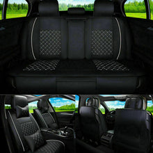 Car Seat Cover Cushions Confoutable PU-Leather Front Rear Protector for 4 Season