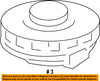 HONDA OEM-Cap 46662S9A003