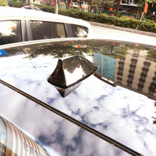 1pcs Shark Fin Decoration Antenna Carbon Fiber Look ABS Universal For Car Roof