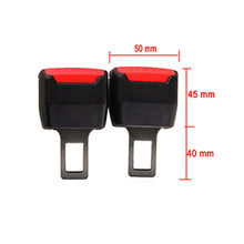 2x Universal Type Car SUV Seat Safety Belt Buckle Extender Alarm Eliminator