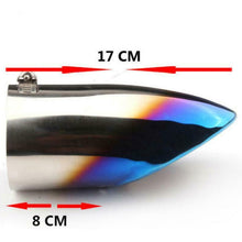 2020 For Toyota Corolla Stainless Tail Exhaust Muffler Tip End Pipe Baking blue