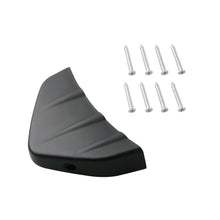 Shark Fins 4 Wing Car Rear Bumper Lip Diffuser Splitter Spoiler Universal Black