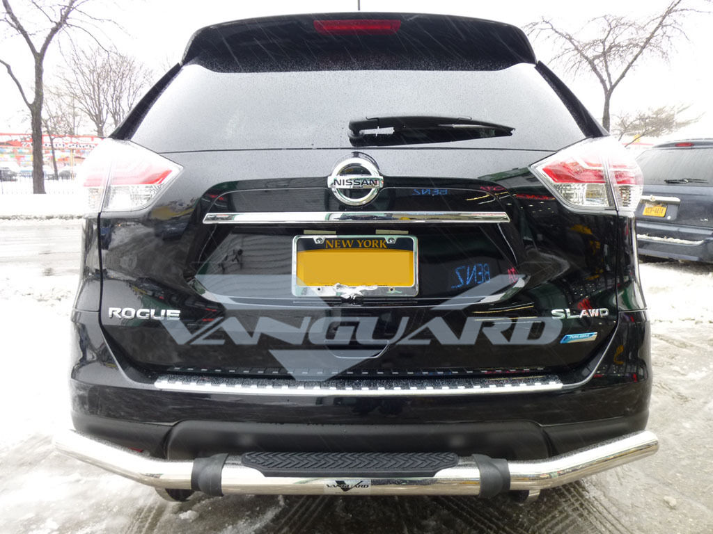 VANGUARD 14-20 ROGUE REAR BUMPER PROTECTOR GUARD SINGLE TUBE S/S