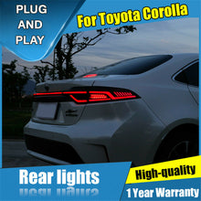 For Toyota US Corolla 2020-2021 Red/Dark LED Rear Lights Assembly LED Tail Lamps