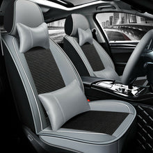 13pc Interior Leather Car Seat Cover Waterproof 5-Seats Truck SUV Set Protector