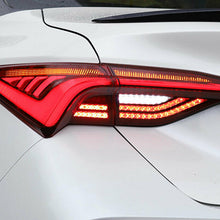 For Toyota Avalon Taillights Assembly 2019-2020 Dark/ Red LED Rear Lamps