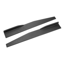 Auto Car 74.5cm Carbon Fiber Side Skirts Rocker Splitters Diffuser Winglet Wings