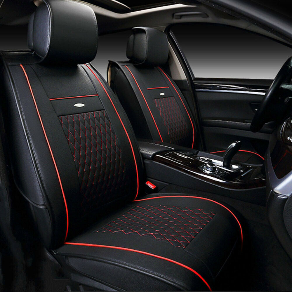 US 5-Seat Car SUV Leather Seat Cover Cushion Set For Nissan Altima Sentra Rogue