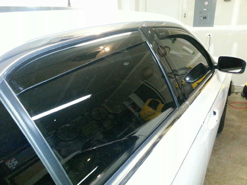 IN-CHANNEL RAIN GUARDS VISORS FOR TOYOTA COROLLA FITS 2020-2021 SEDAN 4PC SET