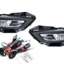 OE-Spec Clear Lens Halogen Fog Light w/Bezel Covers Relay For 17-up Nissan Rogue