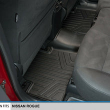 SMARTLINER Custom Fit Floor Mats Liner Set Black For Nissan Rogue 2014-2020