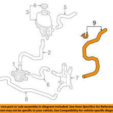 TOYOTA OEM 16-18 Prius 1.8L-L4 Inverter Cooling-Inverter Hose G922A47010